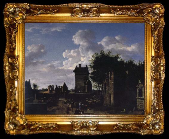 framed  Jan van der Heyden Imagine in the cities and towns the Arc de Triomphe, ta009-2